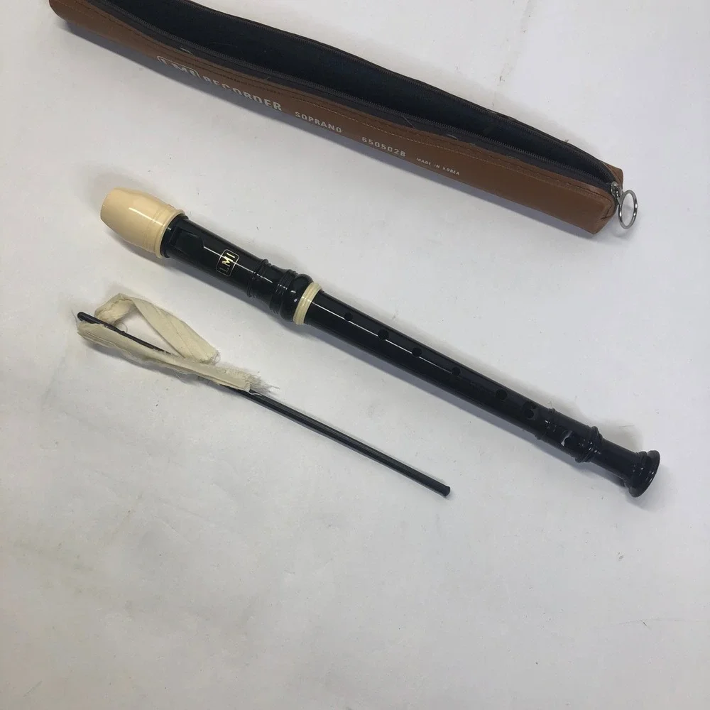 LMI Soprano Recorder 650502B with Case and Cleaning Rod Made‎ in Korea